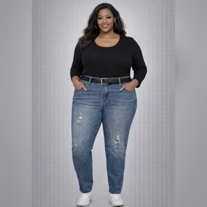 TORRID Distressed Denim Jeans Women's Plus Size 18